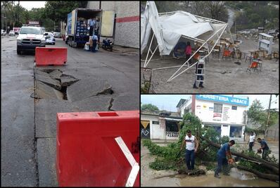 Viento daña 120 casas en siete municipios de Guerrero