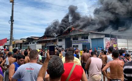 Reportan saqueos tras incendio en Río de Janeiro, Brasil
