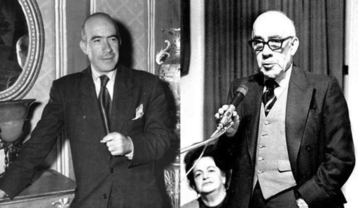 Rodolfo Usigli, dos aspectos.
Crédito: Gaceta UNAM