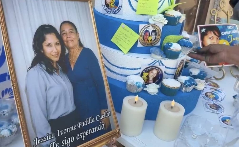 Su madre, la señora Anita Cuéllar, se ha dedicado a buscarla y a realizar acciones como esta, para recordarla . 05/09/2026. | Foto: Especial.