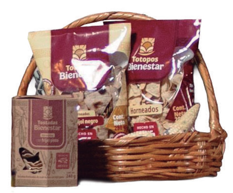 Tortillas, totopos y tostadas bienestar
