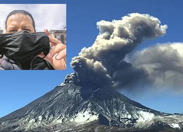 Volcán Popocatépetl: IMSS recomienda usar cubrebocas por caída de ceniza en Puebla, Edomex, Morelos y CDMX
