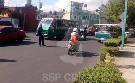 Aplican circulación reversible en Legaria por manifestantes