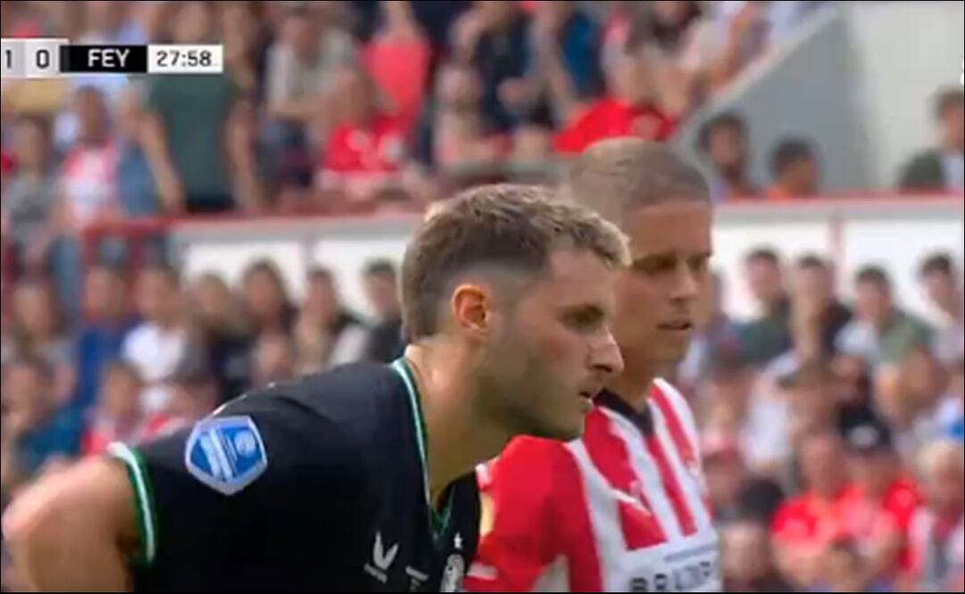 Así fue el gol de Santiago Giménez