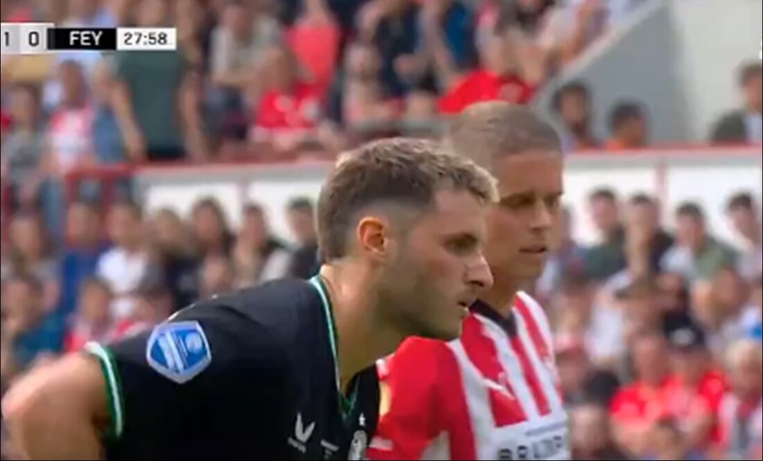 Así fue el gol de Santiago Giménez