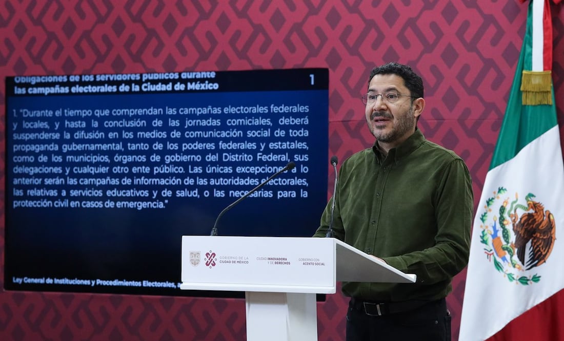 Martí Batres, Jefe de Gobierno de la Ciudad de México. Foto: Especial