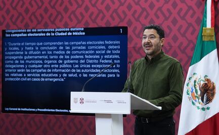 Martí Batres presenta decálogo a seguir en su administración durante la veda electoral