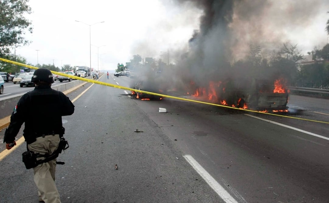 Narcobloqueos del Cártel Jalisco Nueva Generación / Cortesía