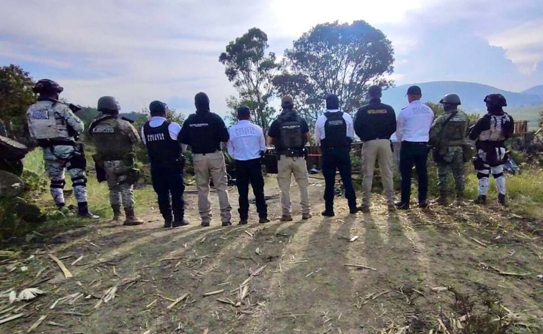 Desmantelados dos narcolaboratorios en Hidalgo en menos de una semana (08/09/2025). Foto: Especial