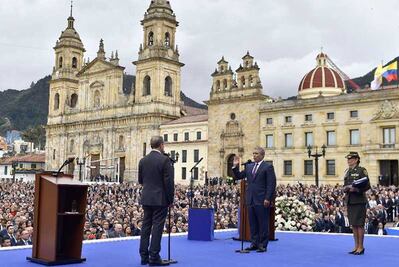Iván Duque asume la presidencia de Colombia