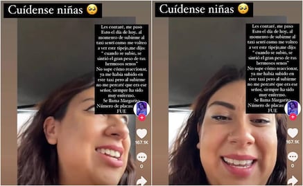 Taxista acosa a joven en Pachuca y ella lo exhibe en Tik tok