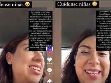 Taxista acosa a joven en Pachuca y ella lo exhibe en Tik tok