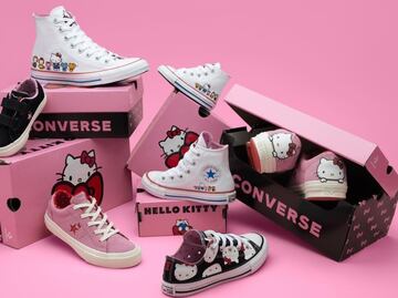 Converse y Hello Kitty pondrán el toque felino a tus pies
