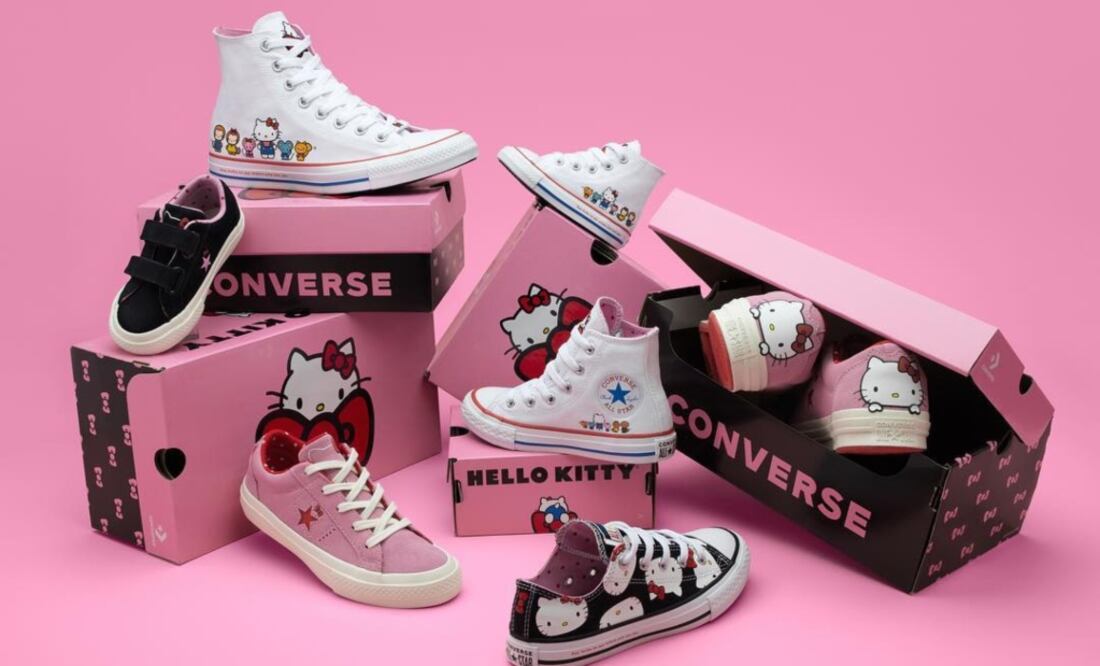 Estos tenis pondrán el meow en tus pies. Foto: Instagram conversestyle