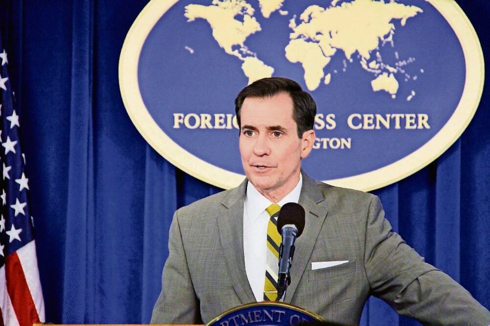 John Kirby, portavoz del Departamento de Estado de EU, pidió a México que los responsables de ese crimen sean castigados (ARCHIVO EL UNIVERSAL)