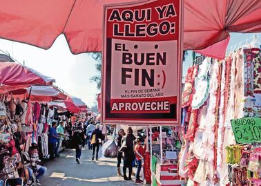Crecen ventas en comercios que participaron en Buen Fin: Inegi