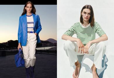 Así se llevan los pantalones blancos este verano 