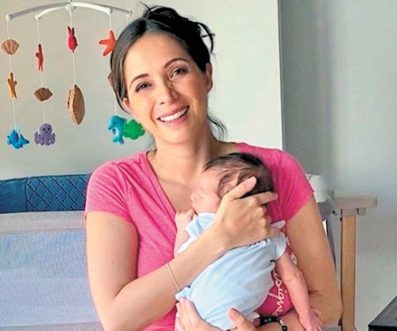 La actriz comparte momentos con su bebé Santiago en Instagram. Foto: INSTAGRAM