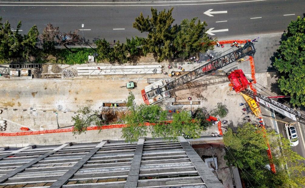 Así lucen los primeros trabajos de la Calzada Flotante. Foto: Especial