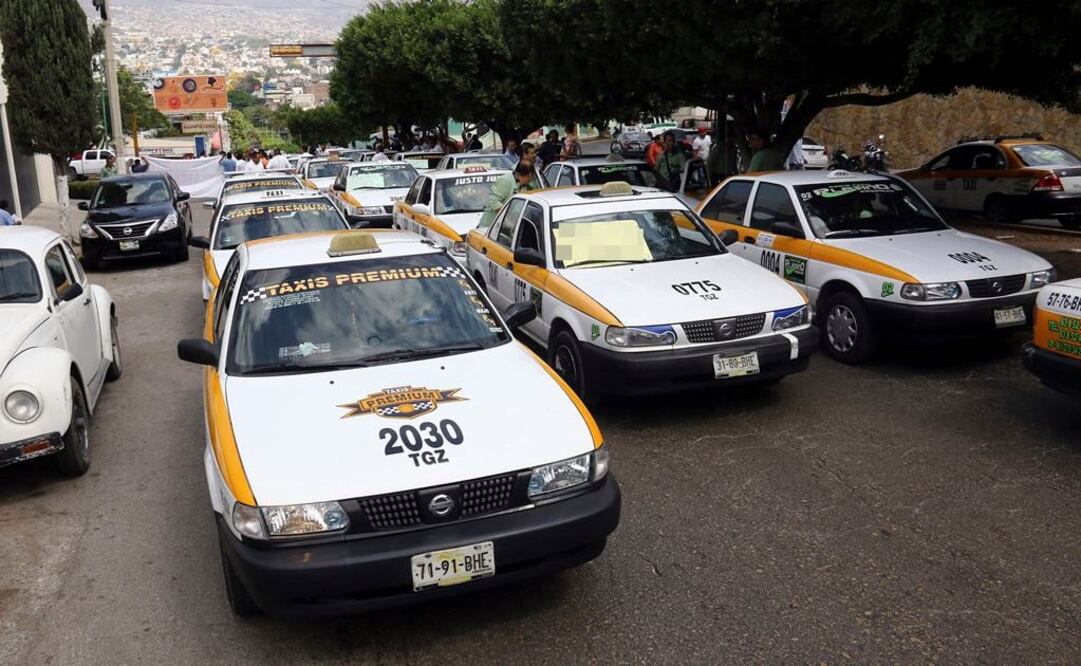 Los taxistas acudieron al llamado de uno de sus compañeros tras ser asaltado. Foto: Archivo EL UNIVERSAL