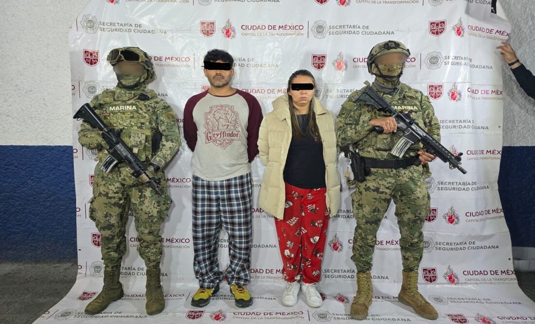 Narcomenudistas detenidos en la colonia Escandón, alcaldía Miguel Hidalgo. Foto: Especial