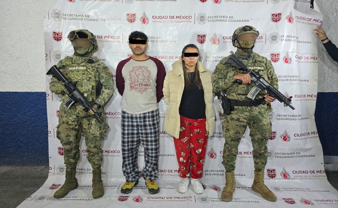 Narcomenudistas detenidos en la colonia Escandón, alcaldía Miguel Hidalgo. Foto: Especial