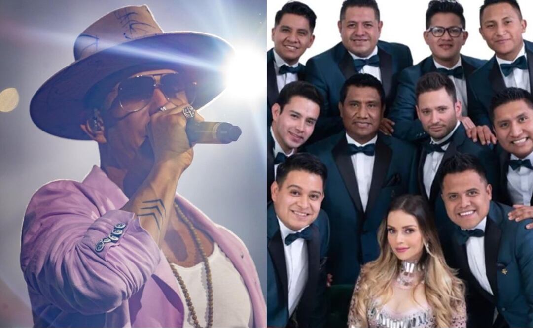 Erik Rubín y La Sonora Santanera con María Fernanda. Fotos: Vía Instagram oficial.