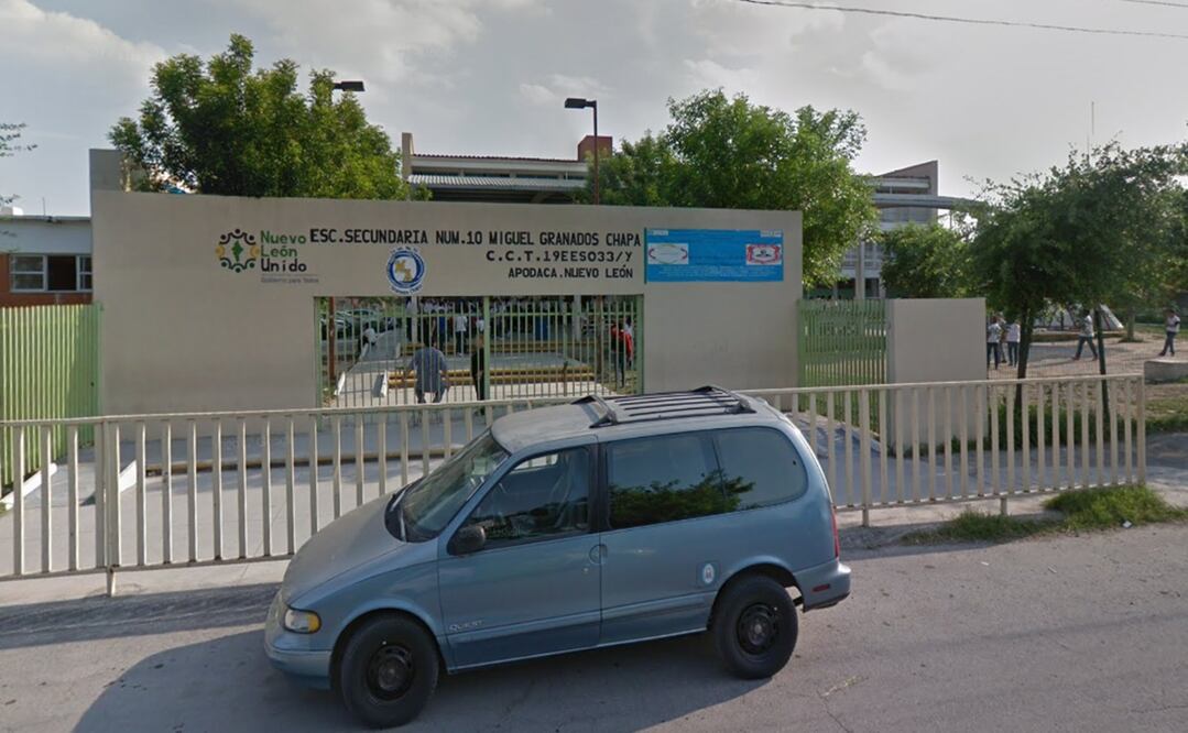 El menor que fue expulsado de la Secundaria No. 10 “Miguel Ángel Granados Chapa”. Foto: Google Maps