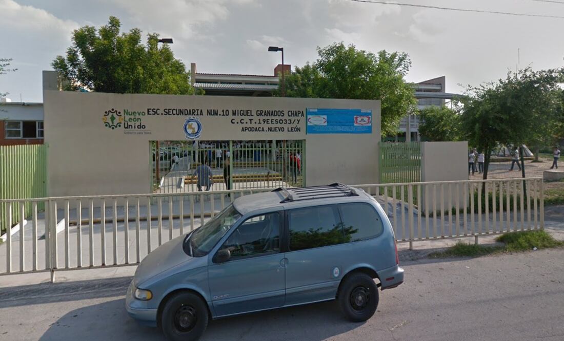 El menor que fue expulsado de la Secundaria No. 10 “Miguel Ángel Granados Chapa”. Foto: Google Maps