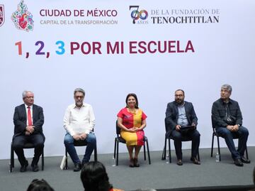 Brugada presenta el programa “1, 2, 3 por mi escuela”; CDMX destinará 968 mdp para mejorar 464 escuelas en 2025