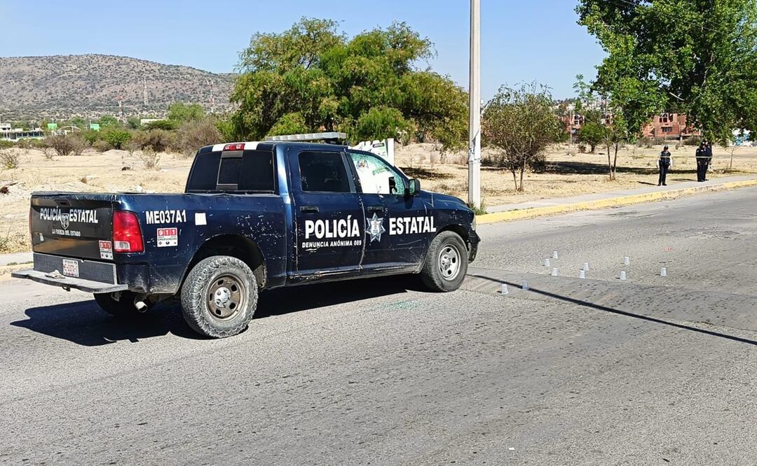 Oficial es baleado en Huehuetoca. Foto: Especial