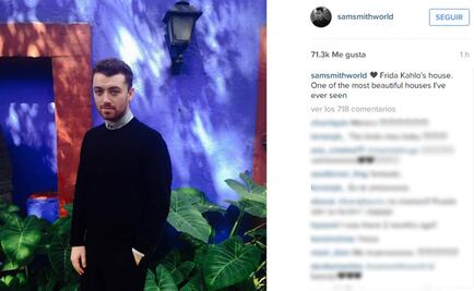 Sam Smith visita el Museo Frida Kahlo