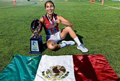 Diana Flores sueña con jugar con la Selección Mexicana de Flag Football en los Juegos Olímpicos de 2028