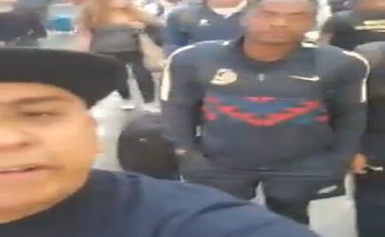 Aficionado insulta a jugadores del América 