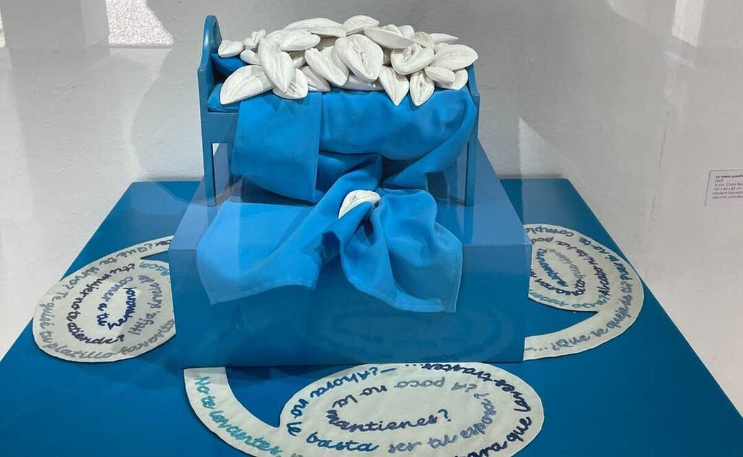 La exposición se ubica en la estación Tacuba, en el pasillo de correspondencia entre las Líneas 2 y 7. Foto: Especial 