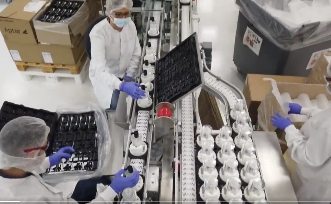 La producción será de doce toneladas de gel para repartirlo en hospitales. Foto: Captura de pantalla 