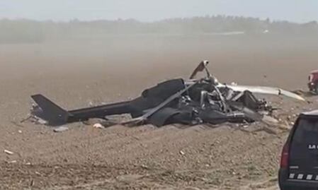 Cae helicóptero de la Guardia Nacional cerca de la frontera entre México y EU; mueren tres