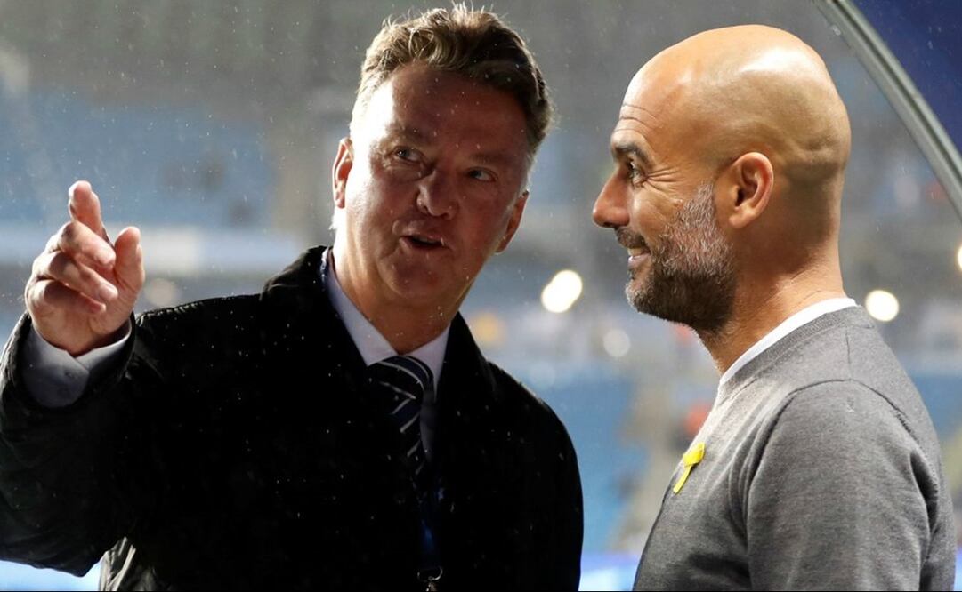 Louis Van Gaal y Pep Guardiola - FOTO: Especial