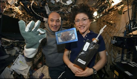 La odisea de hornear galletas en la Estación Espacial 
