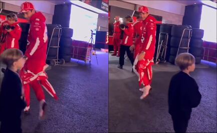 Niño se hace viral por ignorar a Charles Leclerc en el Gran Premio de Las Vegas