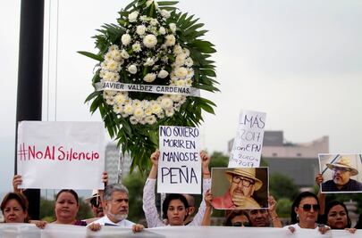 Piden justicia en Nuevo León por muertes de periodistas
