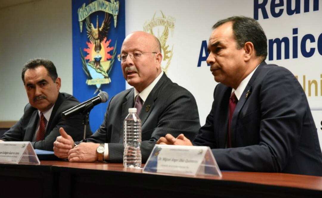 El rector de la máxima casa de estudios, Juan Eulogio Guerra Liera. FOTO: ESPECIAL