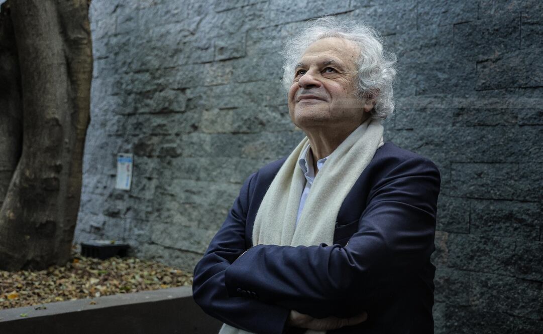 El escritor Franco-libanes Anim Maalouf, ganador del premio FIL de letras romances 2025. Fotos: Gabriel Pano/EL UNIVERSAL.