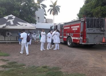 Por incendio, evacuan a pacientes y personal de hospital del ISSSTE en Sinaloa