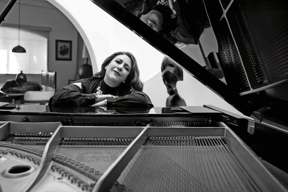 Gabriela Ortiz, quien ha colaborado ampliamente con Q-Arte, aprovechó la visita del cuarteto a México para presentar este concierto gratuito. Foto: Mara Arteaga