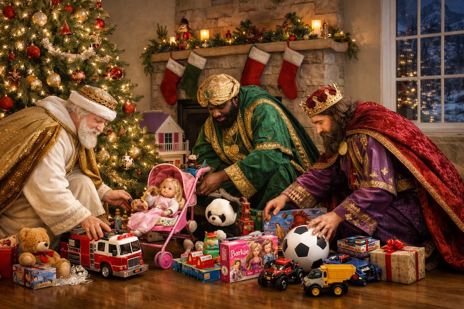 Reyes Magos 2026. Foto: Creada con IA