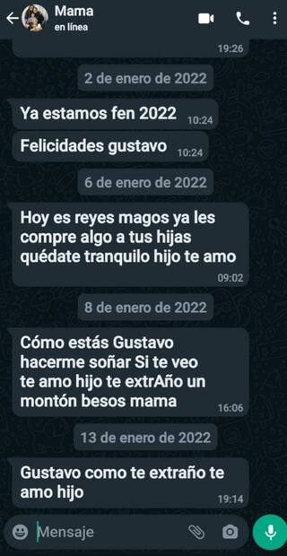 Abuelita sigue mandando WhatsApp a su hijo que murió de Covid-19