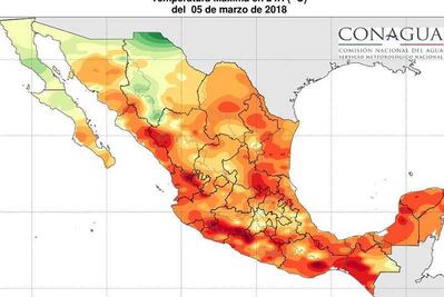 Pronostican temperaturas de hasta 45 grados en 4 estados