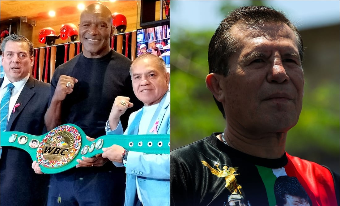 Evander Holyfield se rindió ante la carrera de Julio César Chávez: "Es el mejor" / FOTOS: Leobardo Vázquez - EL UNIVERSAL e Imago7
