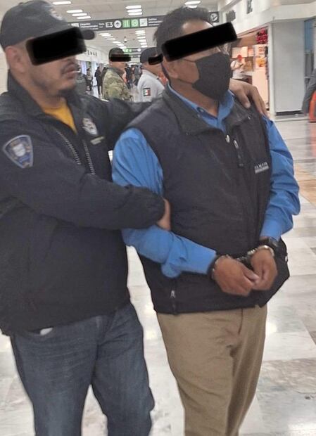 El AICM informa que el sujeto detenido ya fue puesto a disposición del MP. Foto: AICM